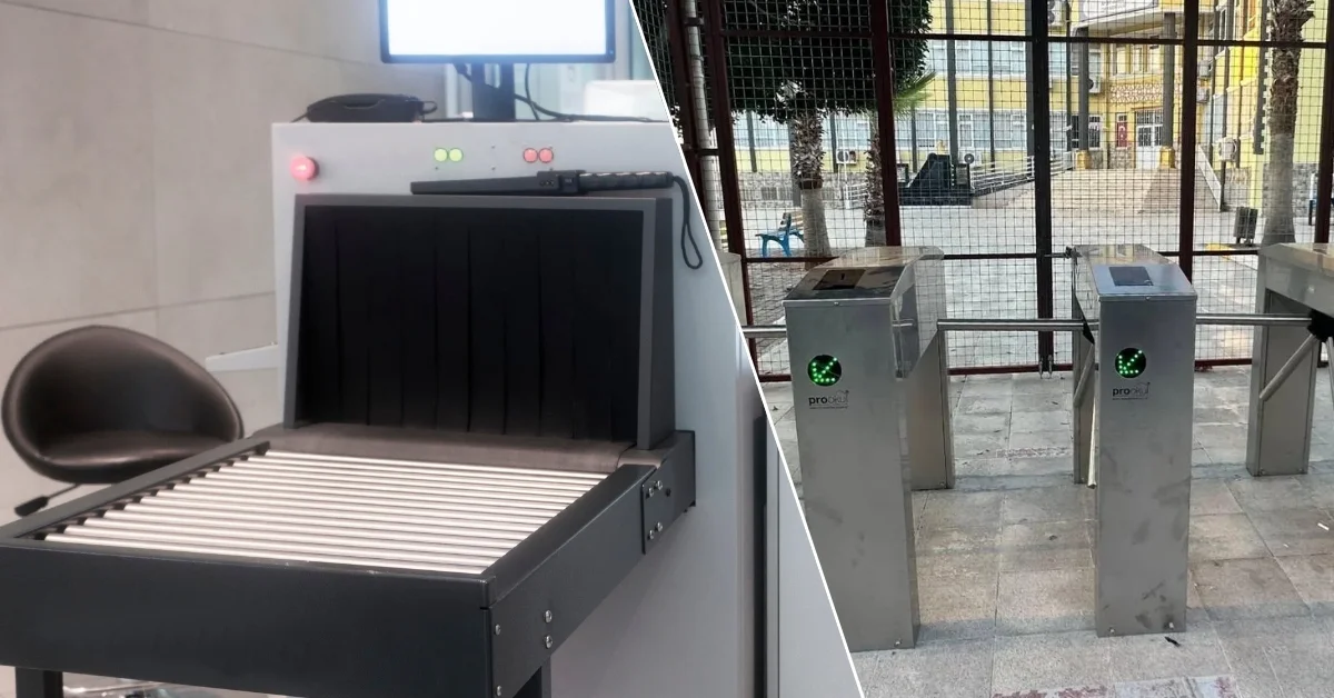 X-Ray, turnike ve panik butonu
